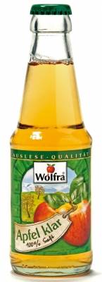Wolfra Apfel klar 12 x 0,2 Liter (Glas)